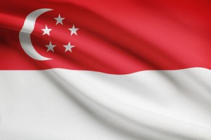 Singapuar Flagge