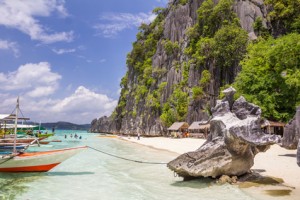 Strand auf den Philippinen