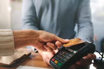 bezahlen mit Kreditkarte