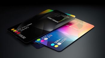Debitkarte und Kreditkarte