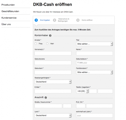DKB Kontoeröffnung (online) – Ablauf, Bedingungen, Dauer etc ...