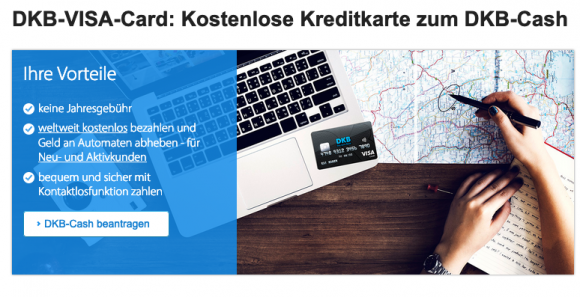 DKB Visa Card fürs Ausland: auf Reisen bezahlen & Geld abheben | Kreditkarte-Kostenlos.de
