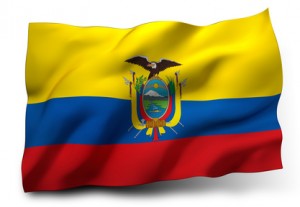 Ecuador Flagge