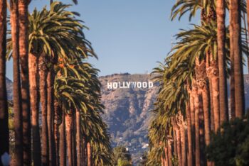 Straße in Hollywood USA
