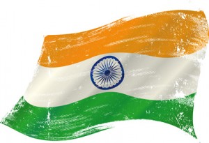 Indien Flagge