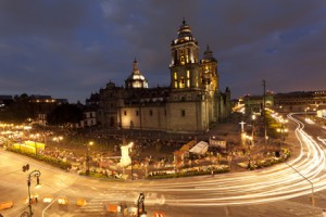 Mexico City bei Nacht