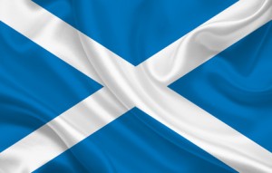 Schottland Flagge