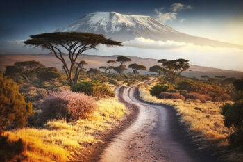Straße zum Kilimanjaro